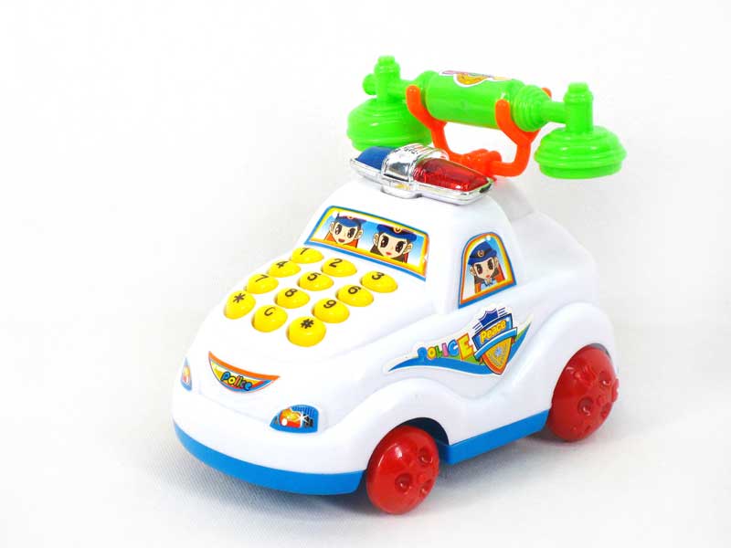 Pull Line Policer Car W/M toys