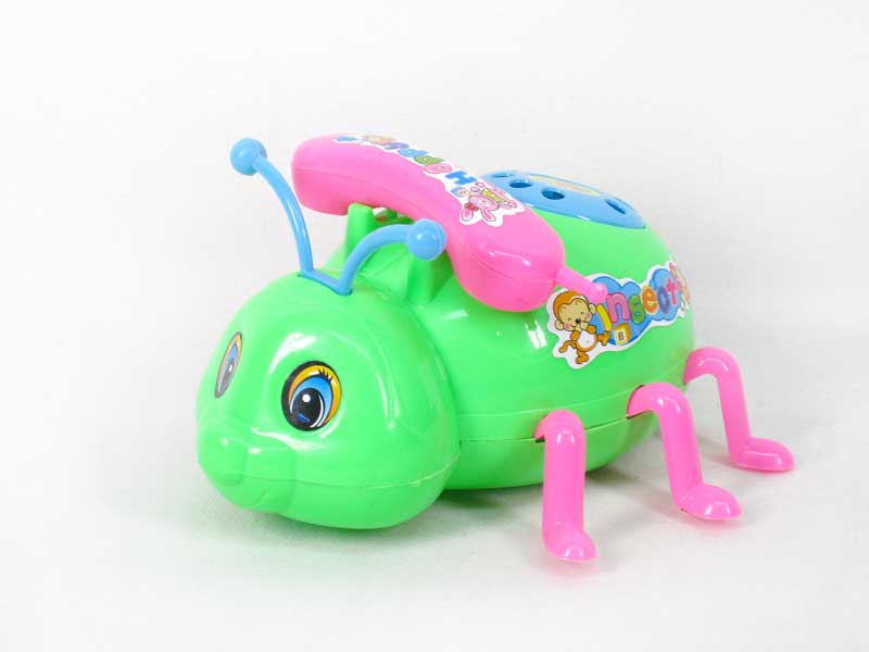 Pull Line Beetle W/Bell(2S2C) toys