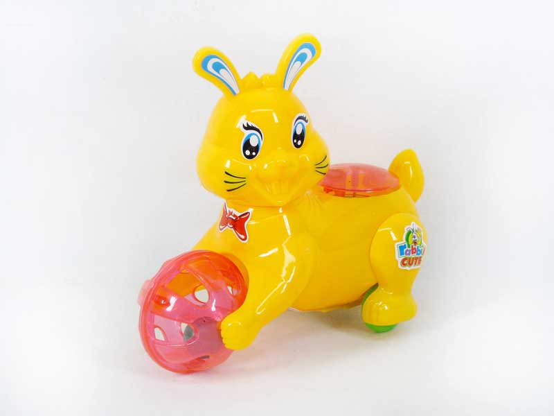 Pull Line Rabbit W/Bell(2C) toys