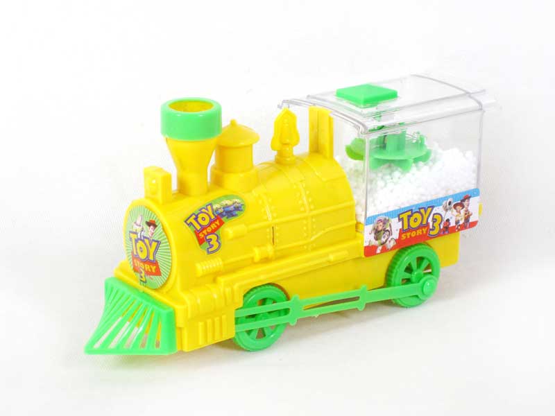 Pull Line Train W/L_Snow(2C) toys