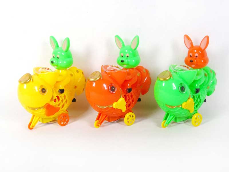 Pull Line Goldfish W/L(3C) toys