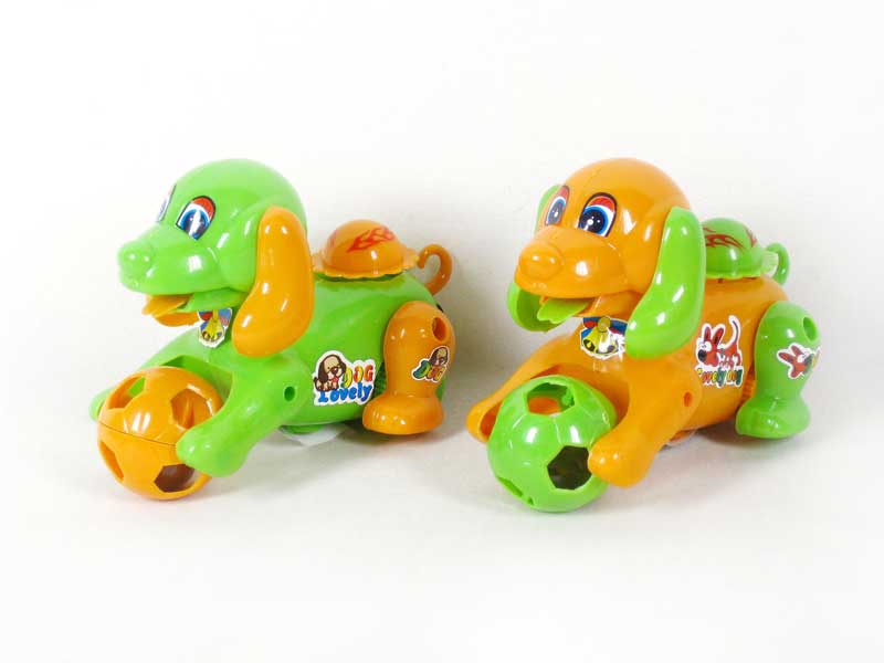 Pull Line Dog W/Bell(2S2C) toys