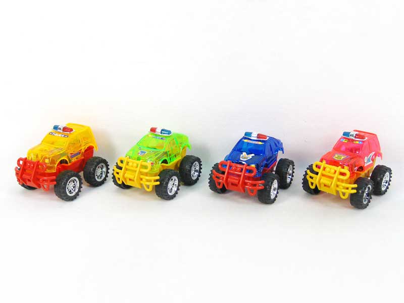 Pull Line Police Car W/L(4C) toys