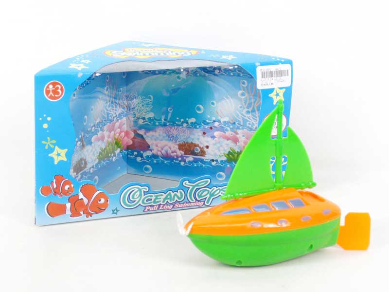 Pull Line Swimming Sailing toys