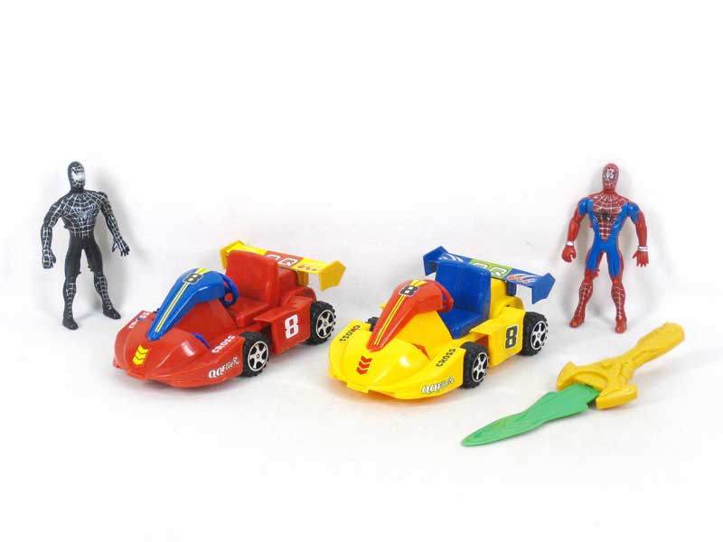 Pull Line Car & Spider Man(2in1) toys