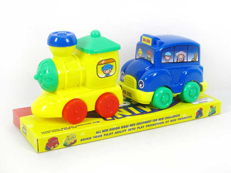 Pull Line Car W/Bell(2in1) toys