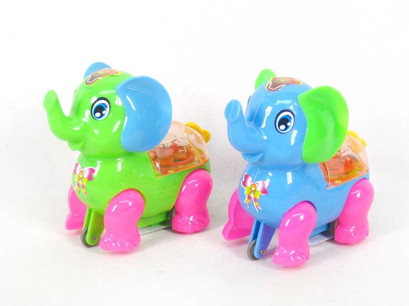 Pull Line Elephant W/L(2C) toys