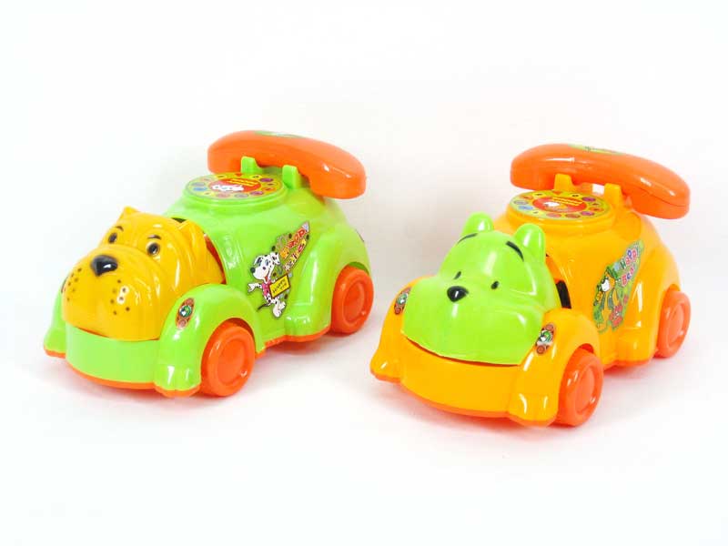 Pull Line Car W/Bell(2S3C) toys
