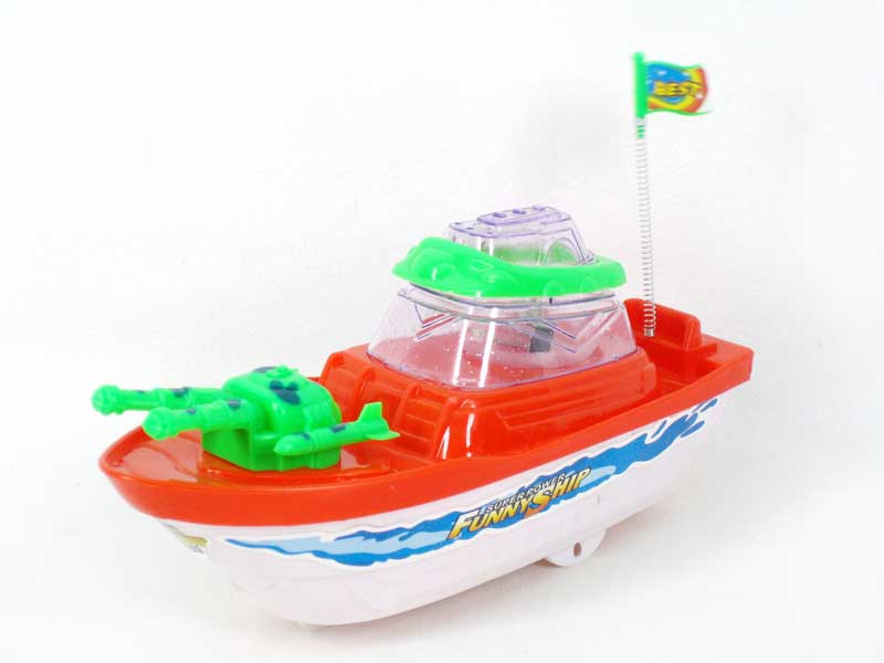 Pull Line Boat W/L(3C) toys