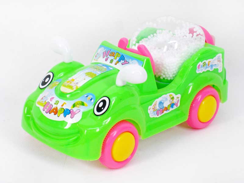 Pull Line Car W/Snow  toys