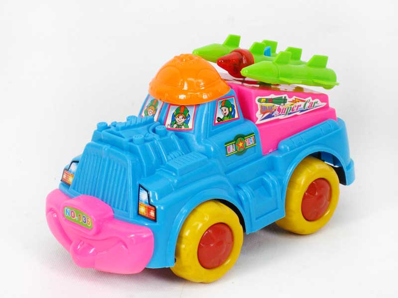 Pull Line Missile Truck W/L toys