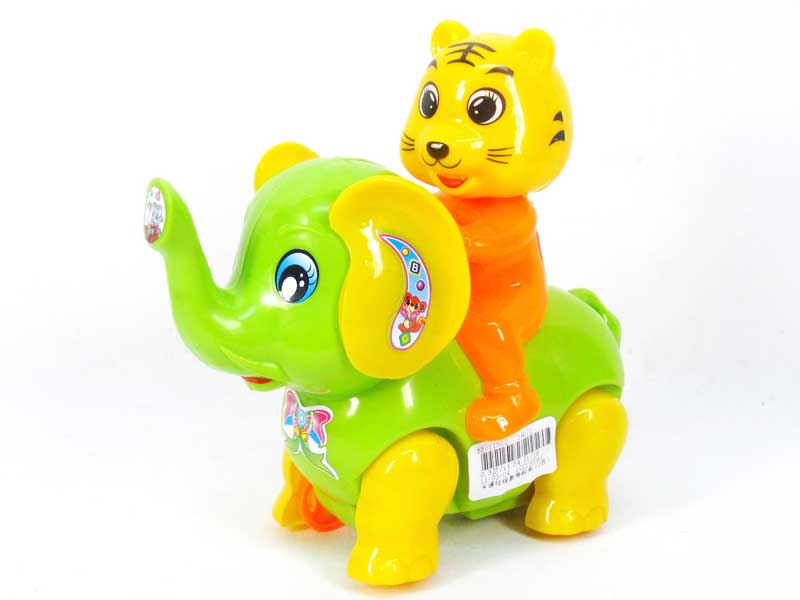 Pull Line Elephant W/Ring(2C) toys