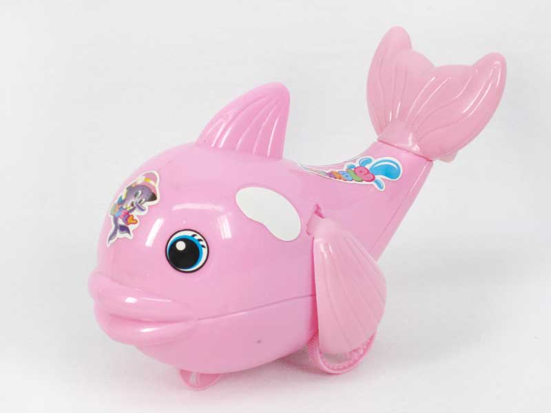 Pull Line Dolphin W/Bell(2C) toys