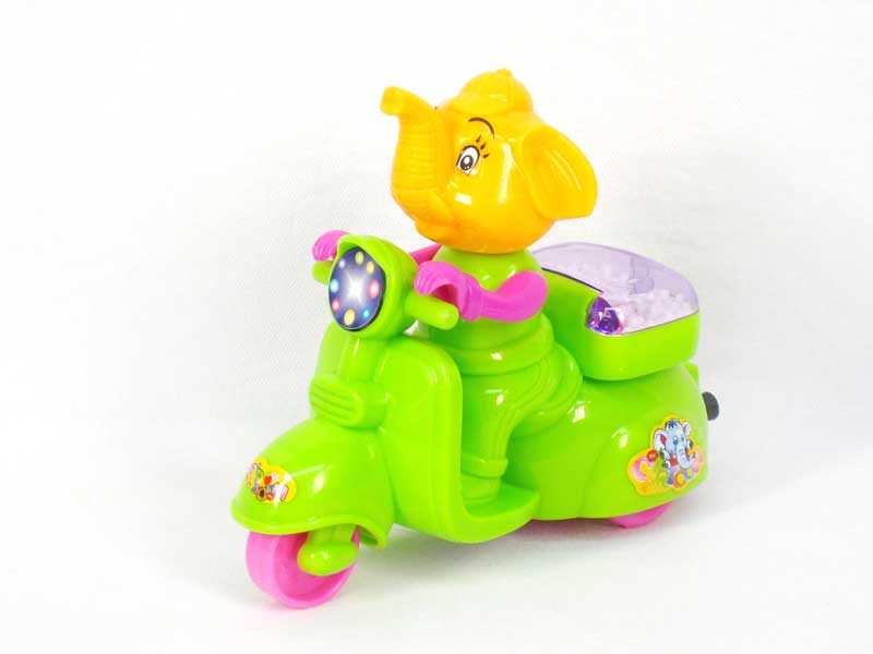 Pull Lline Motorcycle W/Snowflake(2C) toys