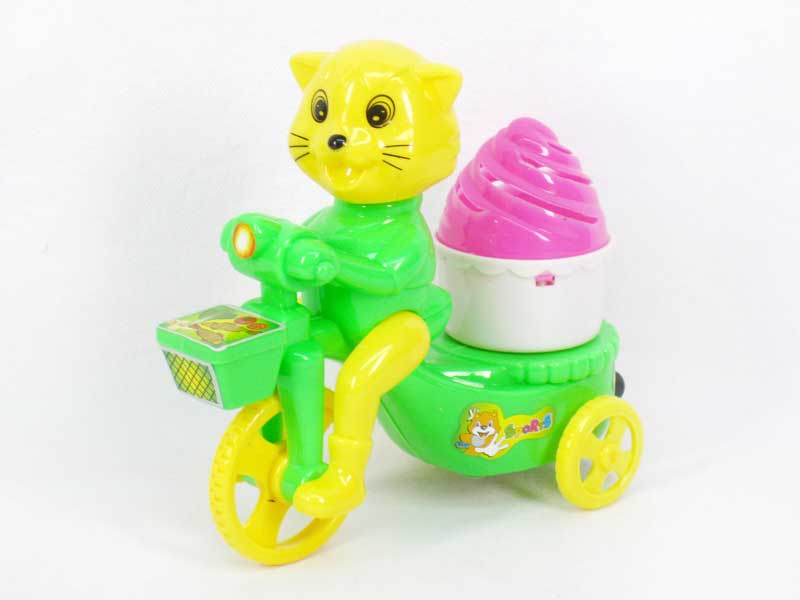 Pull Line Cat Car W/L toys