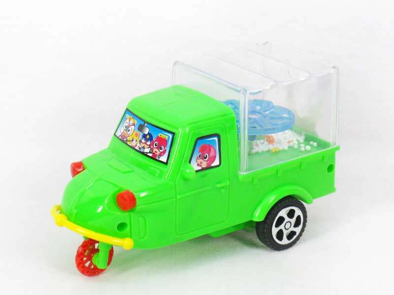 Pull Linel Car W/L_Snow toys