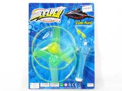 Pull Line Flying Saucer W/L(2in1)