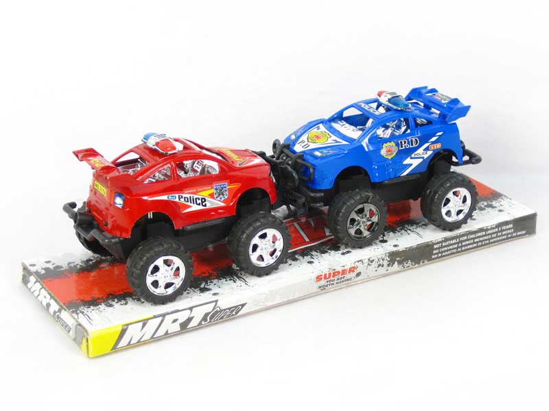 Pull Line Cross-country Police Car(2in1) toys