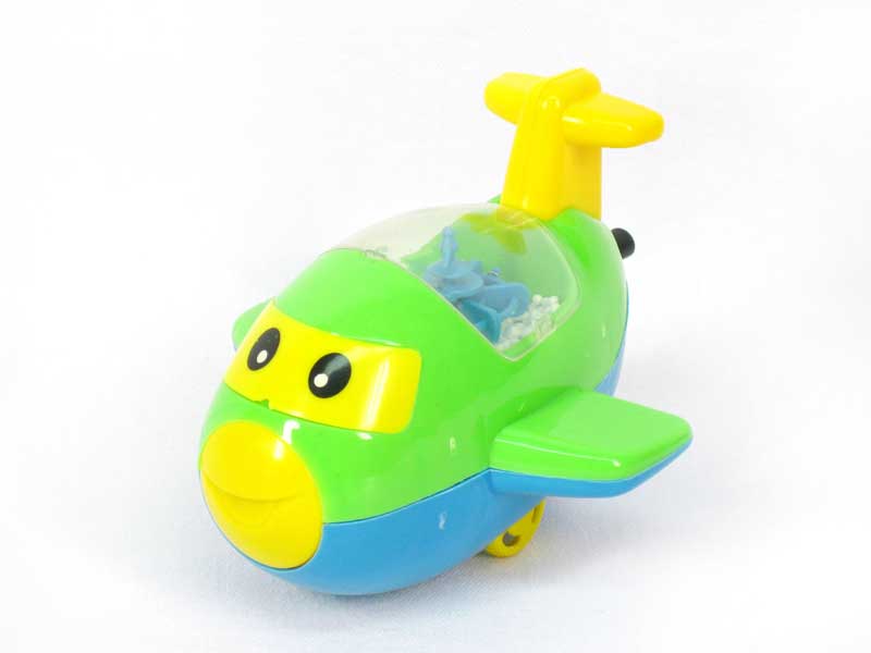 Pull Line Plane W/L_Snow(3C) toys