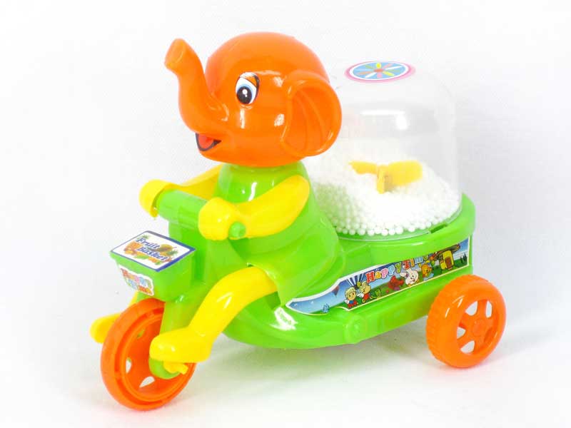 Pull Line Car W/Snowflake(3C) toys