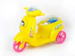 Pull Line Motorcycle W/L_Snowflake toys