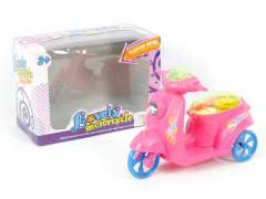 Pull Line Motorcycle W/L_Snowflake(3C) toys