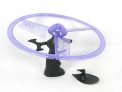 10"Pull Line Flying Disk W/L(3C) toys