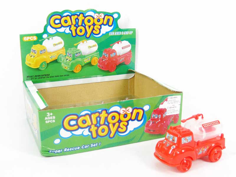 Pull Line Car W/L(6in1) toys