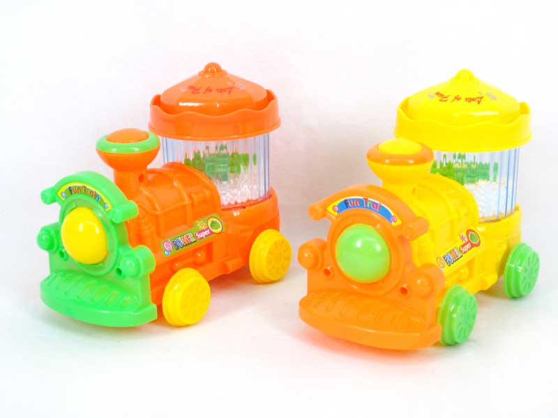 Pull Line Train W/Snowflake(3C) toys