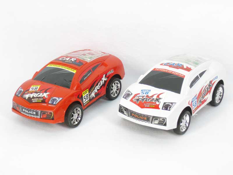 Pull Line Racing Car W/L(4C) toys