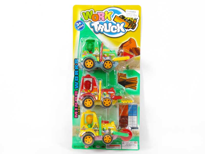 Pull Line Construction Truck(3in1) toys