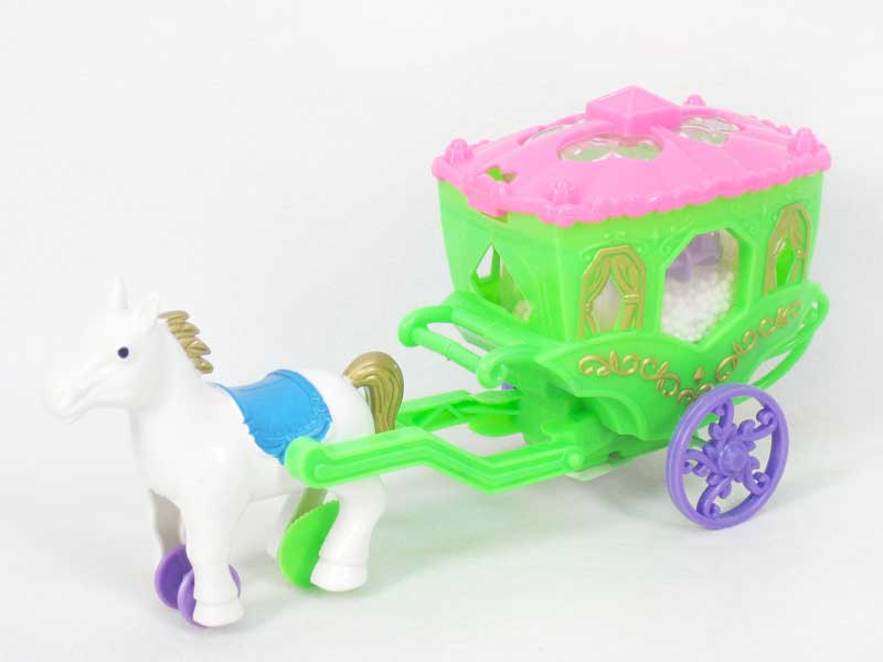 Pull Line Carriage W/Snowflake(3C) toys