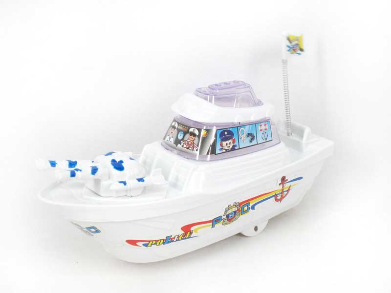 Pull Line Boat S/Bell toys
