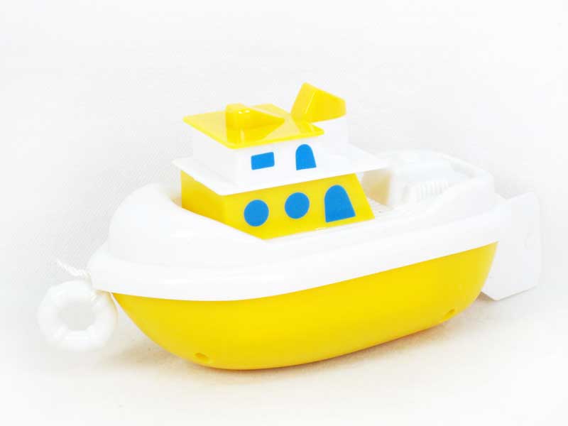 Pull Line Swimming Ship toys