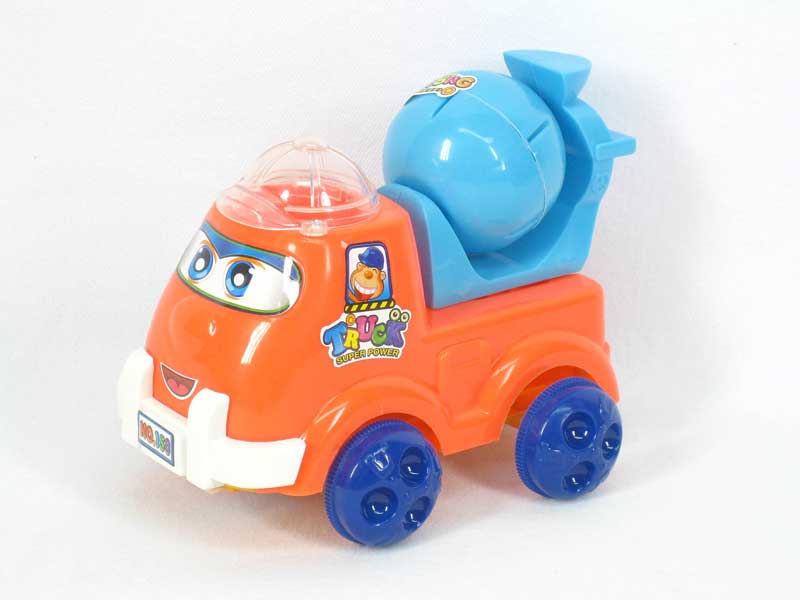 Pull Line Construction Truck W/Bell toys