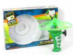 Pull Line Flying Saucer W/L(2C)
