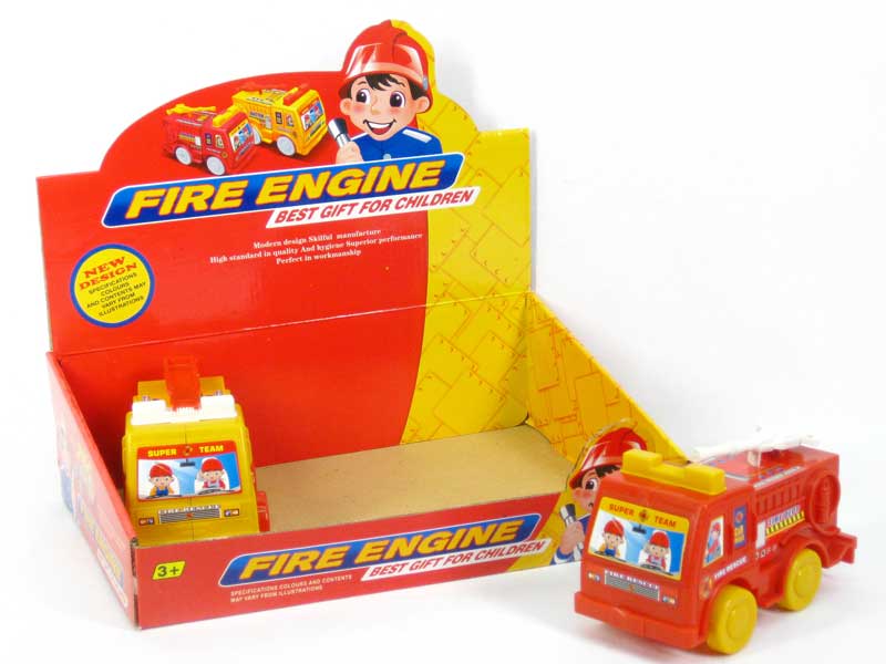 Pull Line Fire Engine(6in1) toys