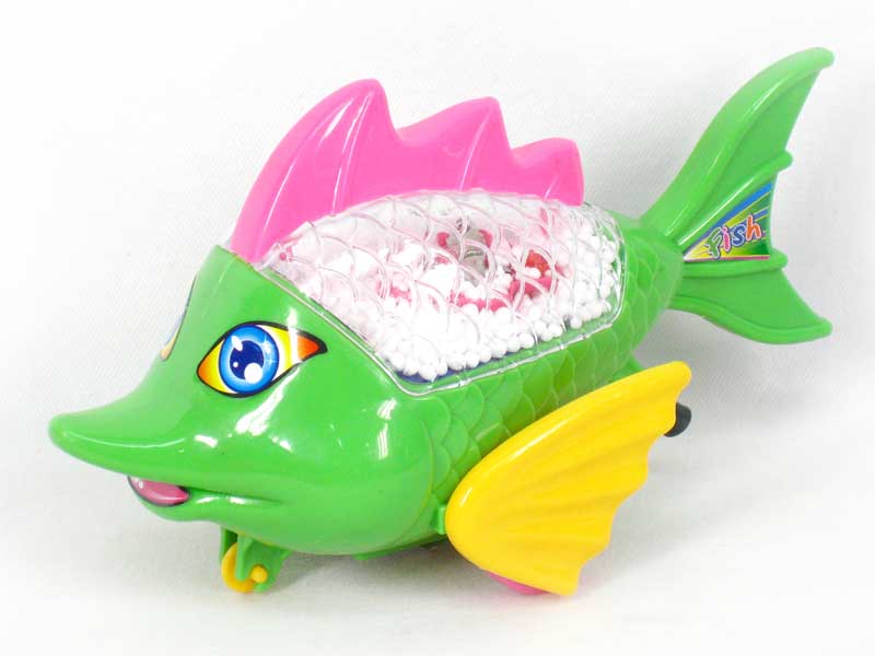 Pull Line Fish W/Snowflake_L(3C) toys