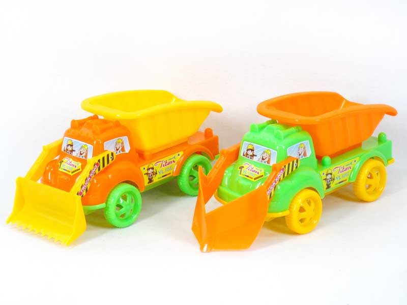 Pull Line Construction Truck(2S2C) toys