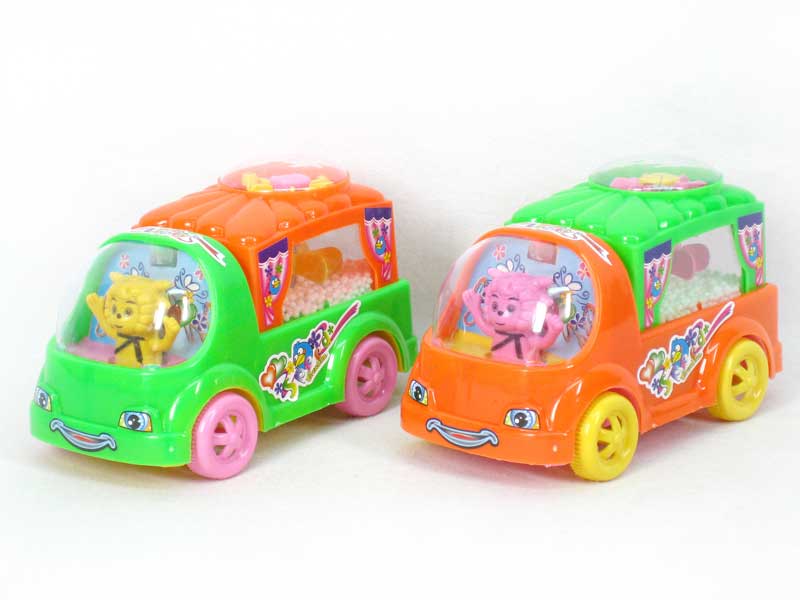 Pull Line Car W/L_Snowflake(2C) toys