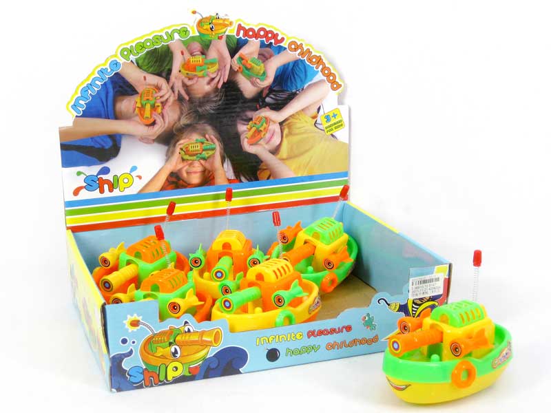 Pull Line Boat(6in1) toys