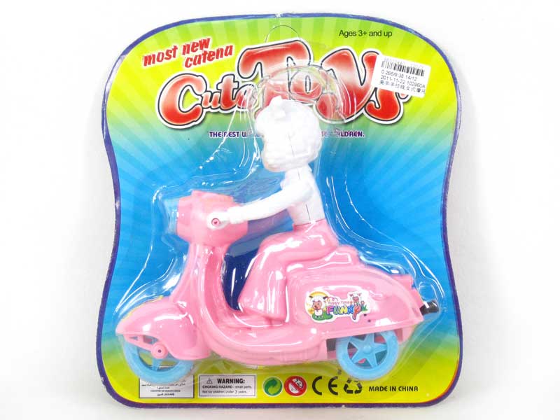 Pull Lline Motorcycle W/Bell(2C) toys