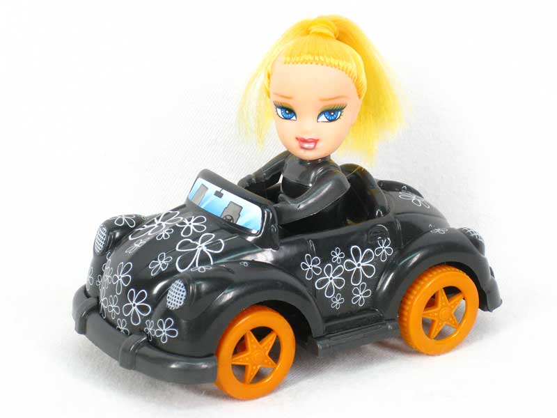 Pull Line Cartoon Car W/Bell(2C) toys