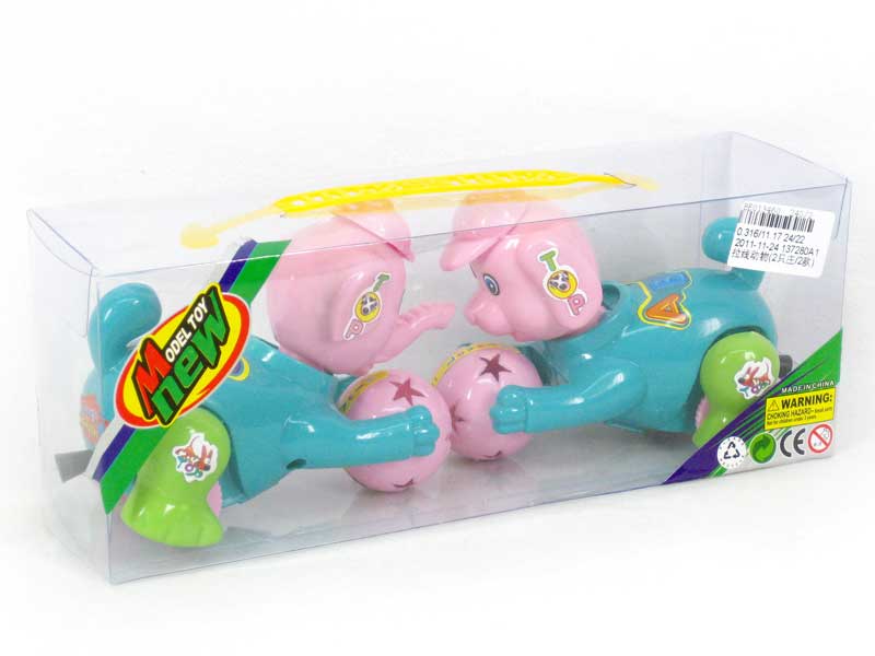 Pull Line Animal(2in1/2S) toys