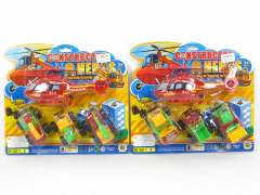 Pull Line Helicopter & Pull Back Construction Truck(2S)