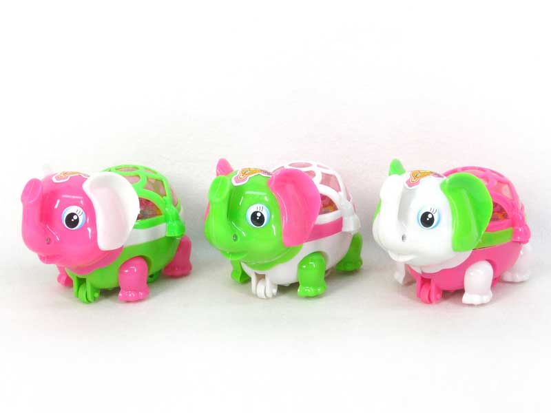 Pull Linel Elephant W/L(3C) toys