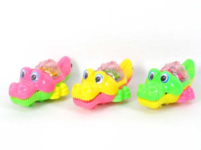 Pull Line Crocodile W/L(3C) toys