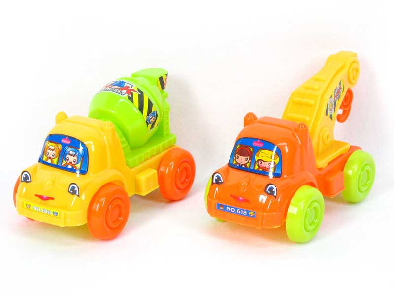 Pull Line Construction Truck(2S3C) toys