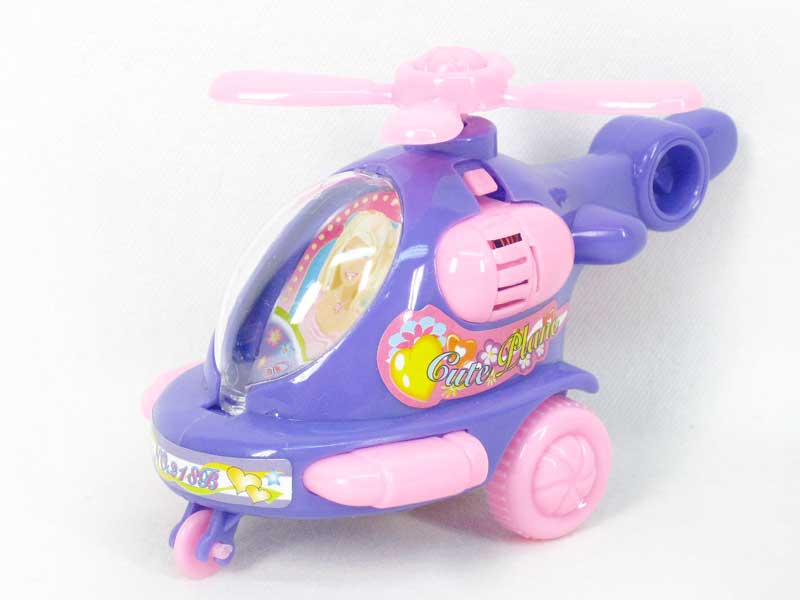 Pull Line Helicopter W/L_M(2C) toys
