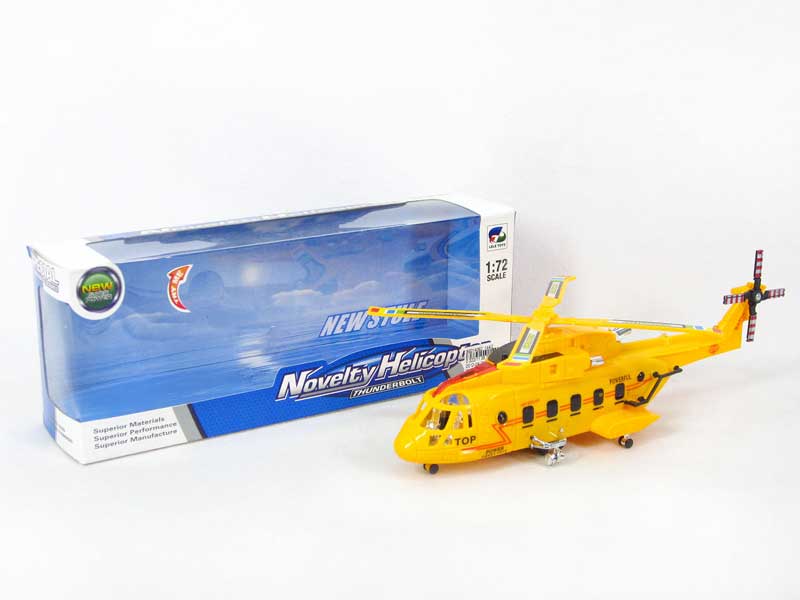 Pull Line Helicopter W/L_IC(2C) toys